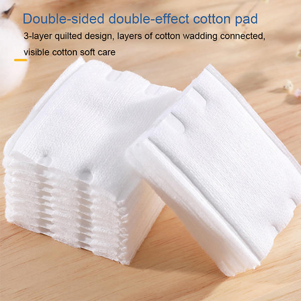 Double-sided double-effect cotton pad